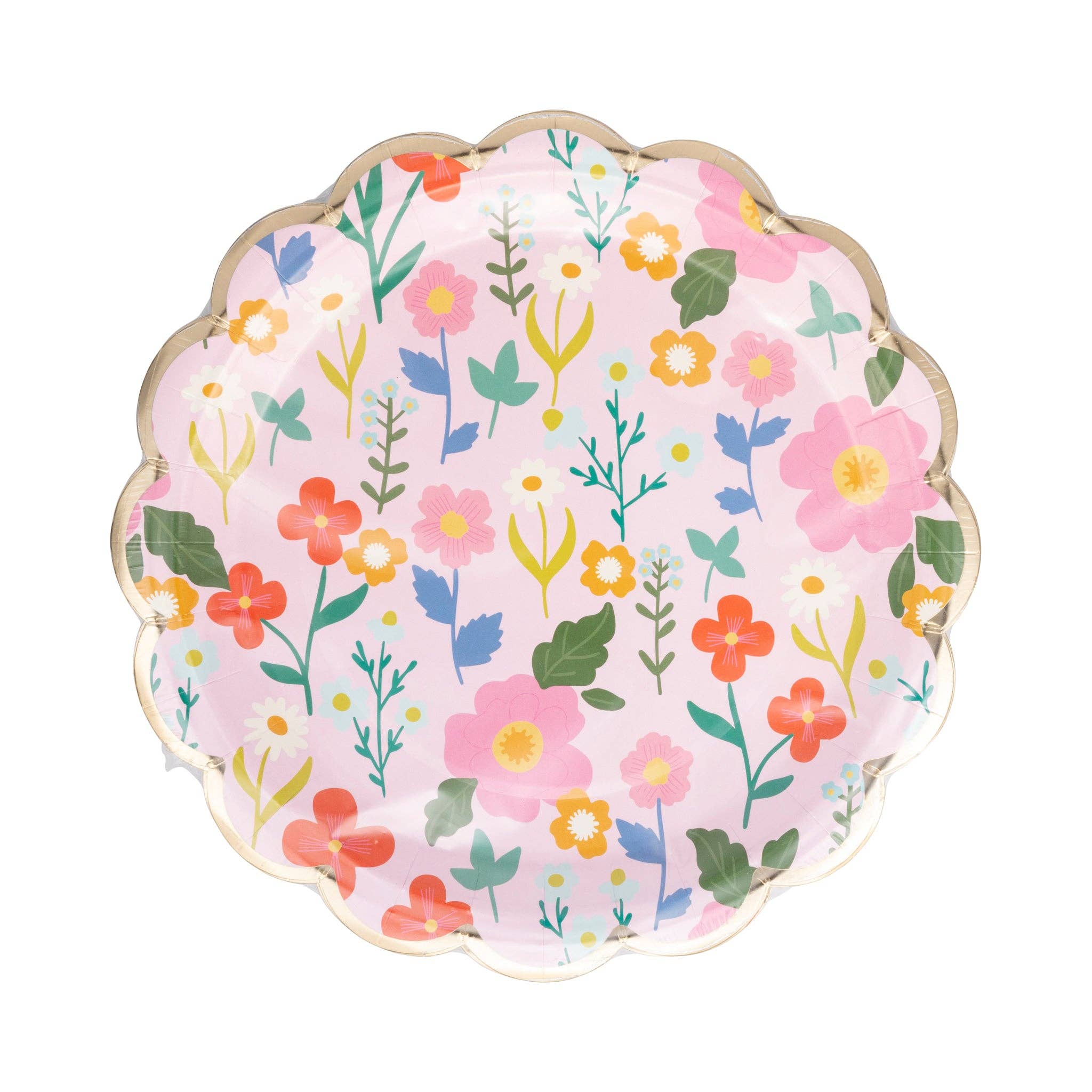 Flower Fields Paper Plate - 8 PK