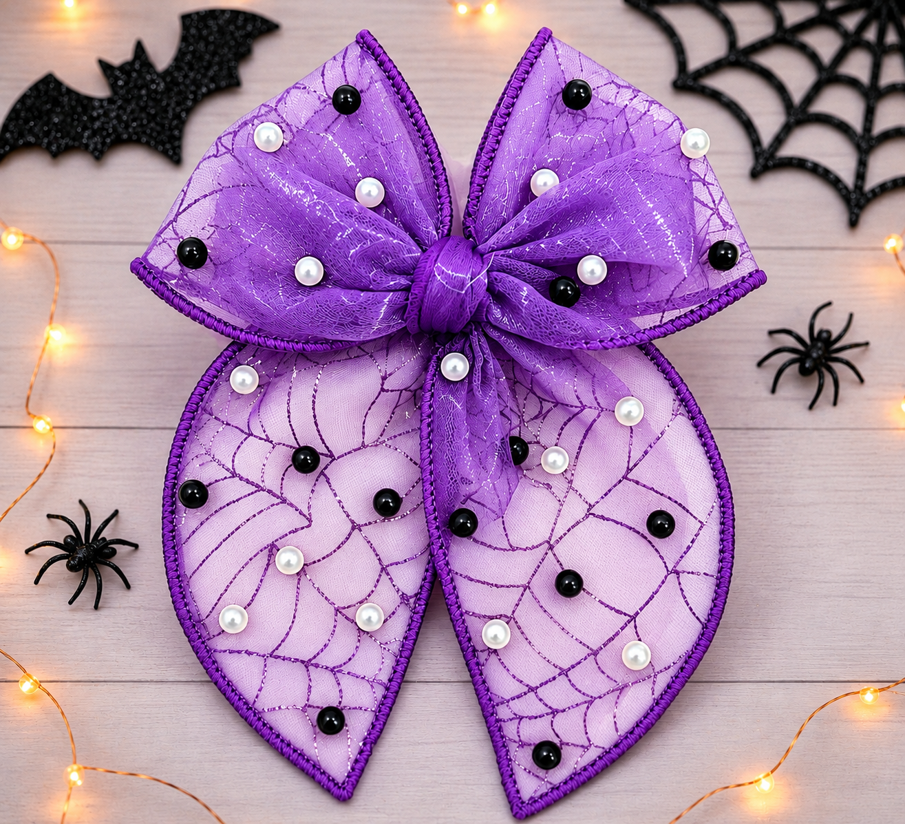 Mesh Bow - Webbed Wishes