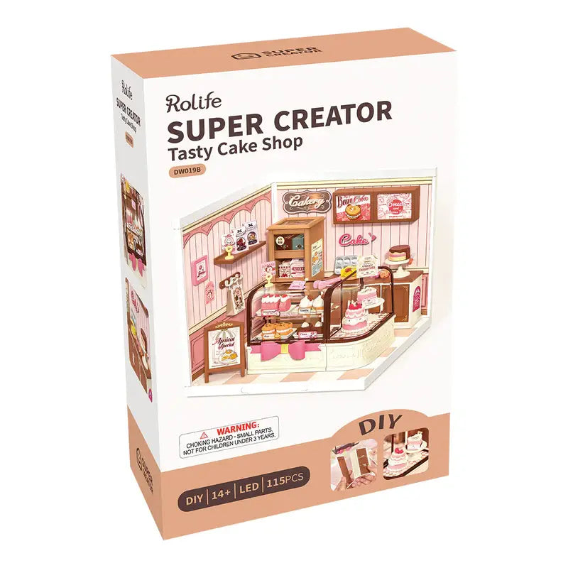 DW019B Rolife Tasty Cake Shop DIY Miniature House