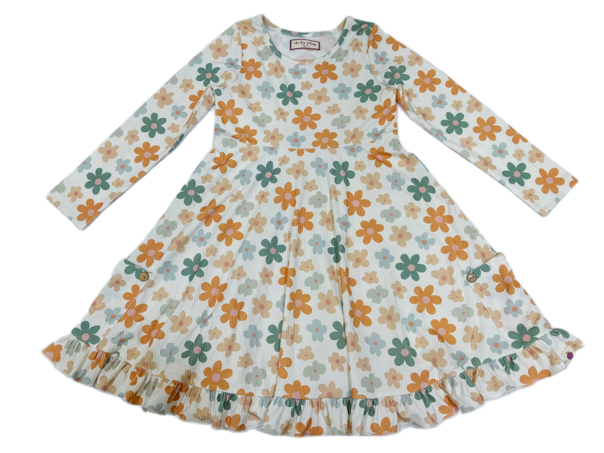 Elara Ribbed Knit Dress - Daisy Drive