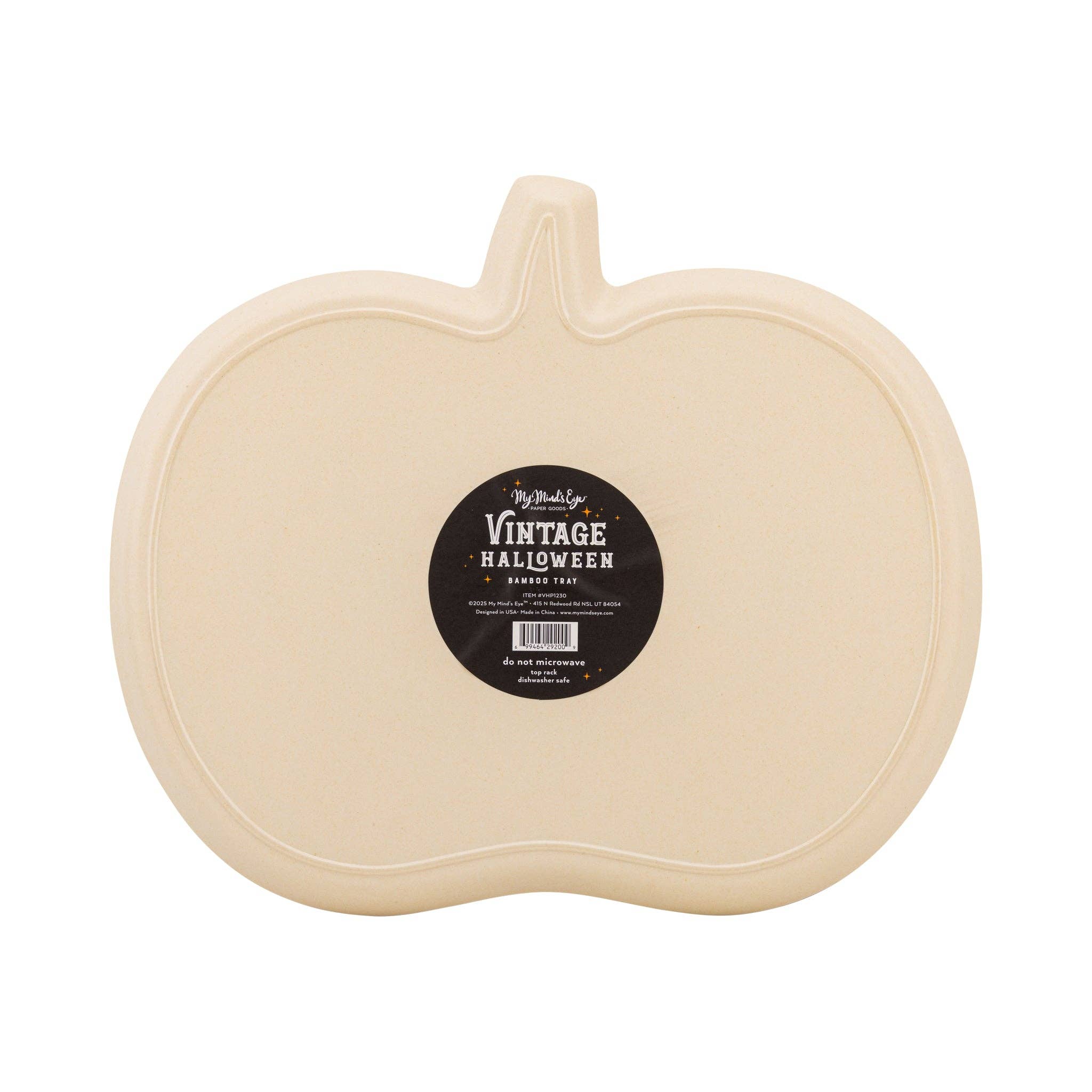 Pumpkin Bamboo Party Tray