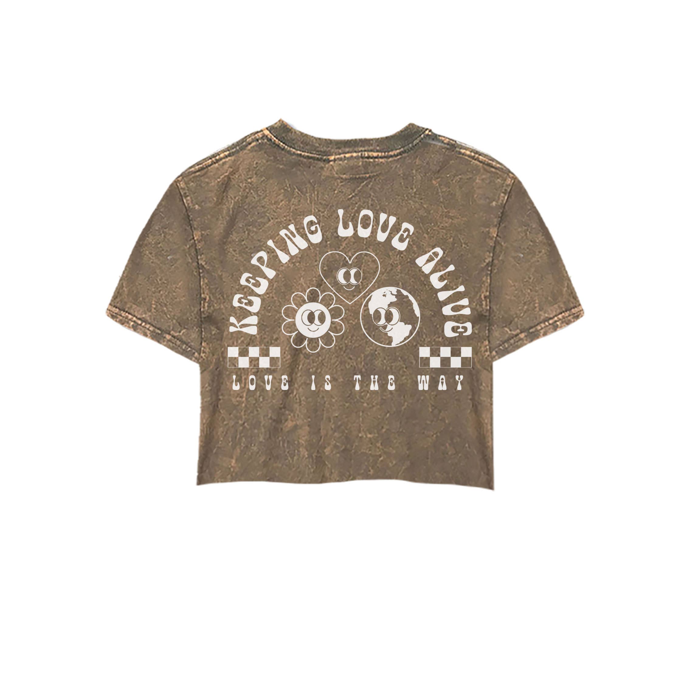 Keeping Love Alive Crop T-shirt