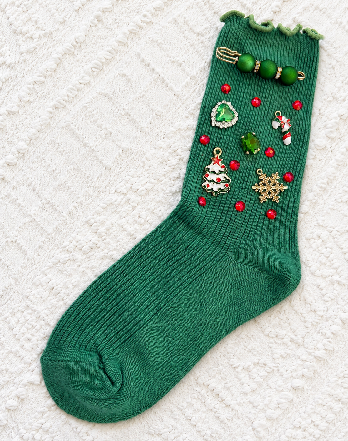 Girls Crew Socks - Jingle Jewels