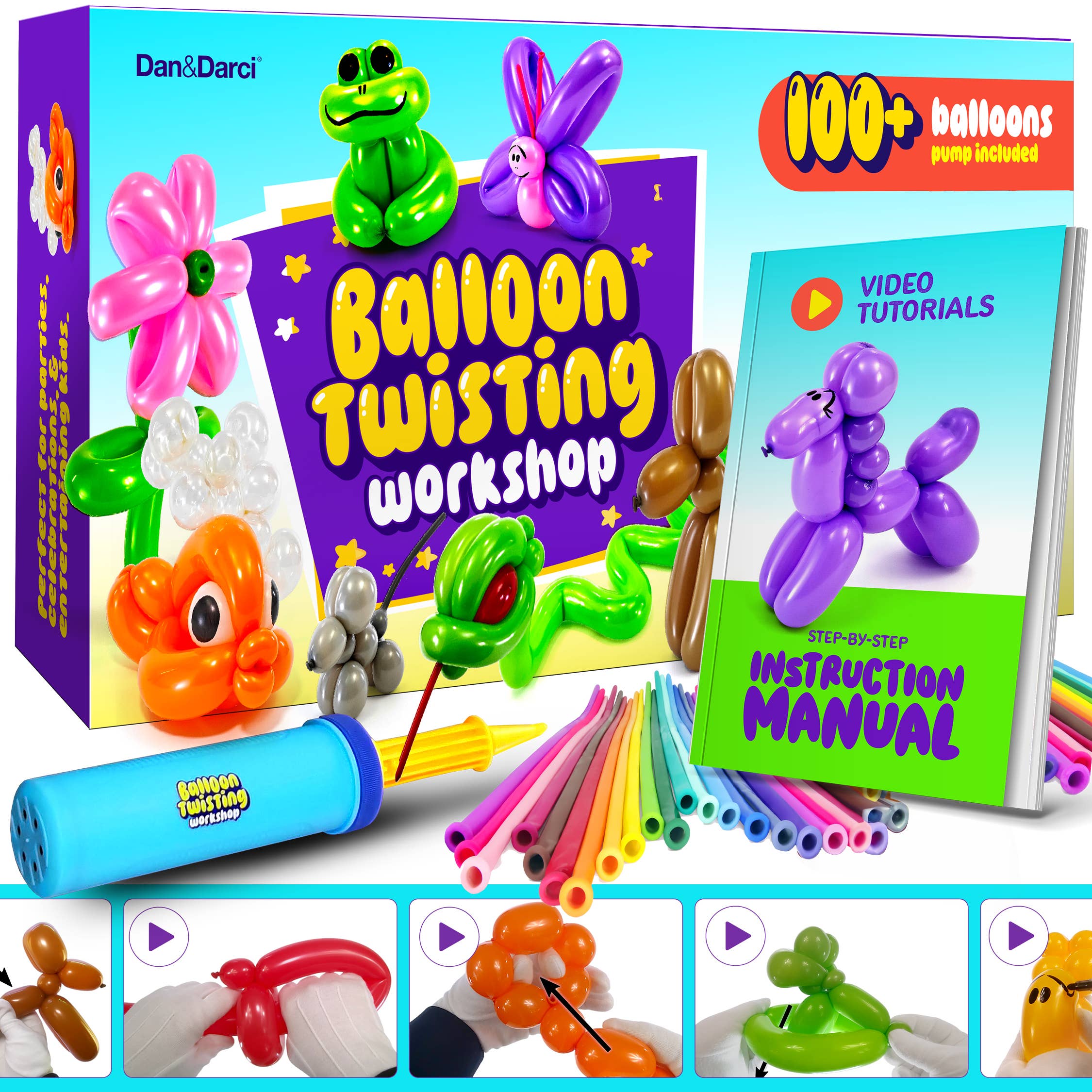 Balloon Animal Twisting Kit for Kids