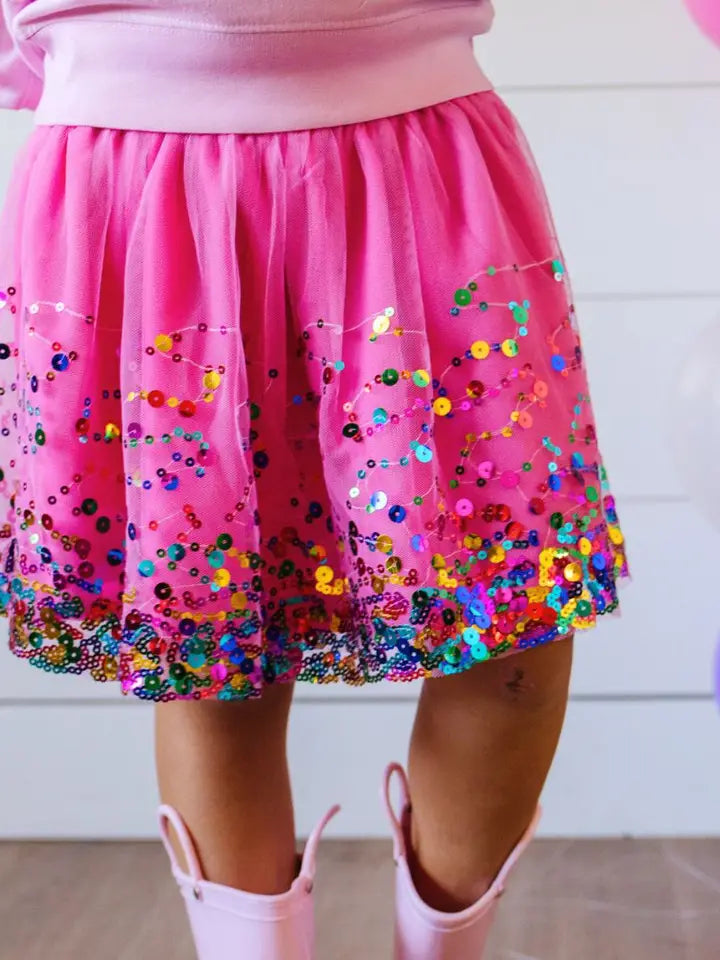 Sweet Wink Tutu - Raspberry Confetti