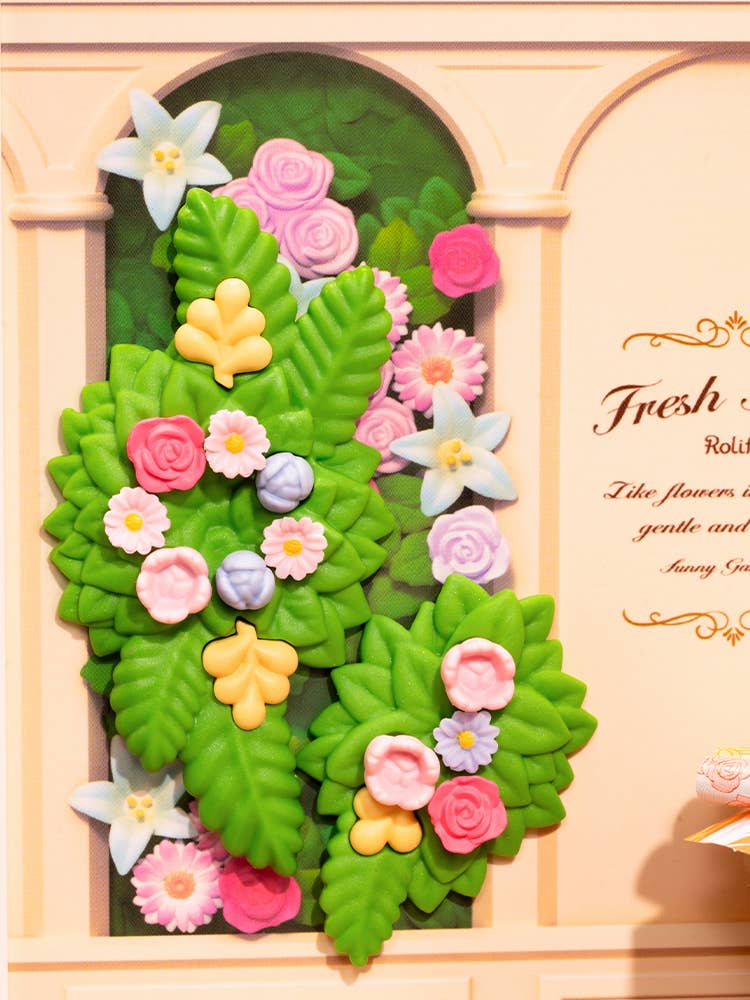 DW017B Rolife Fresh Flower Shop DIY Miniature House