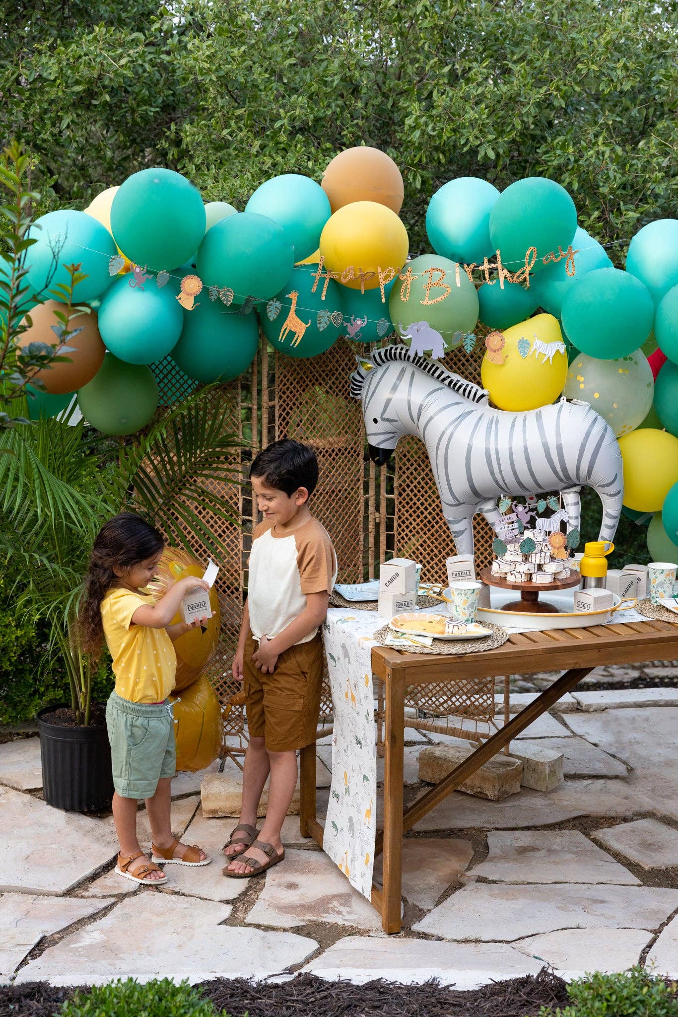 Safari Birthday Banner Set