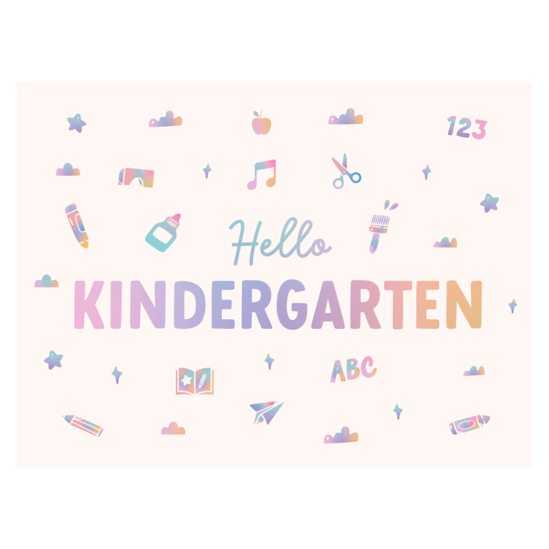 Hello Kindergarten Banner 36 X 26"