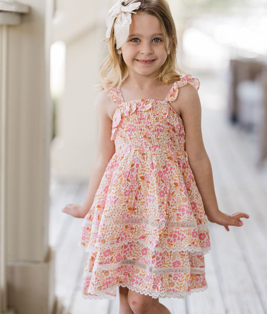 Ura Dress - Citrus Bloom Bliss