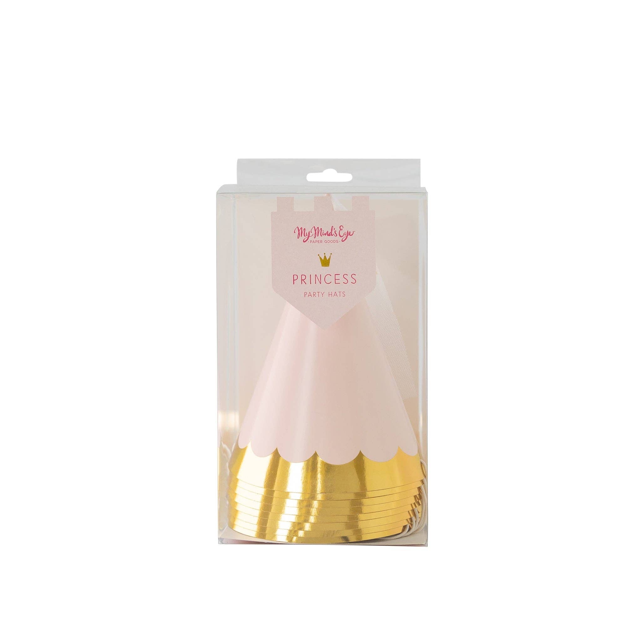 Princess Party Hats - 8 PK