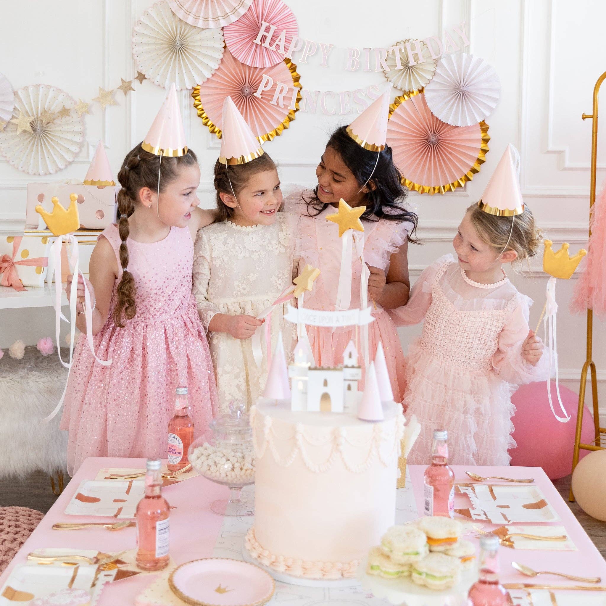 Princess Party Hats - 8 PK