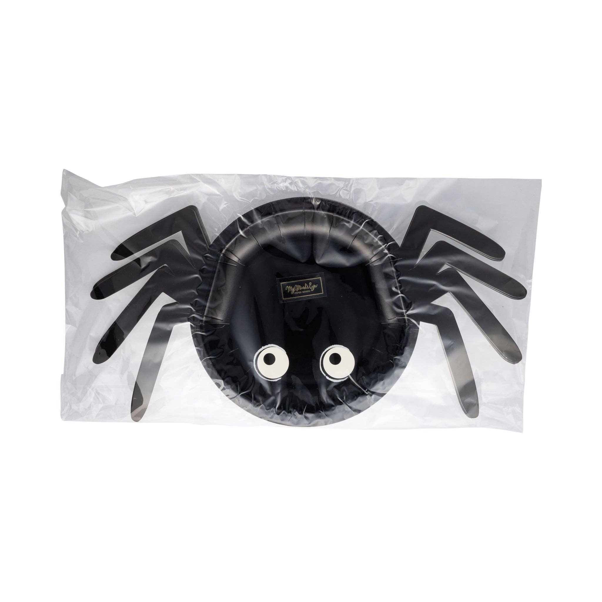 Spider Shaped Paper Plate - 8 PK