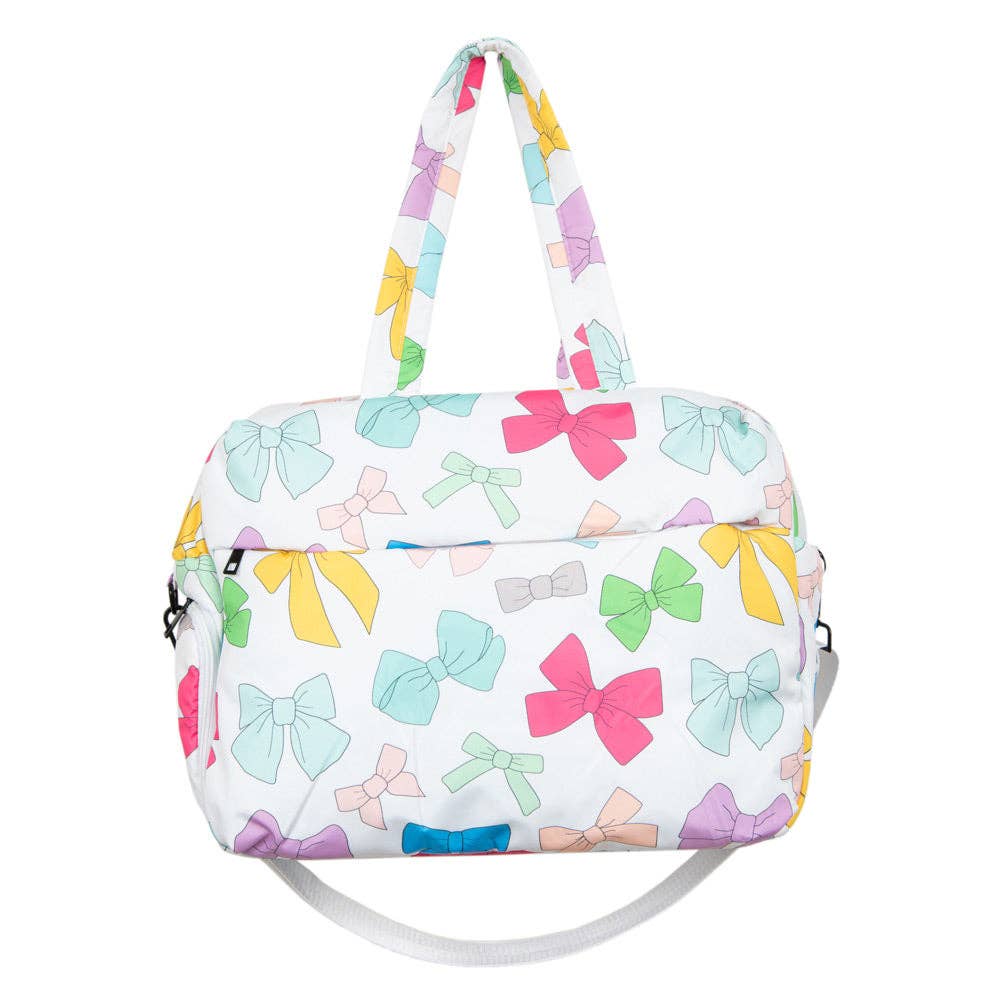 Multicolored Coquette Bows Weekend Duffel Bag