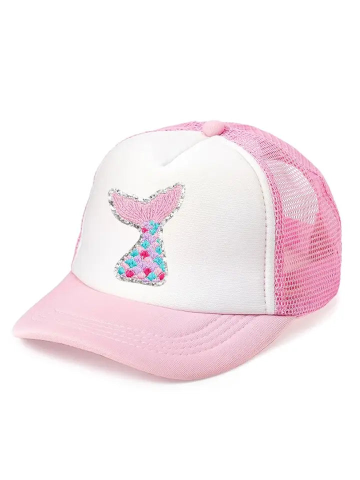 Sweet Wink Hat - Mermaid Patch