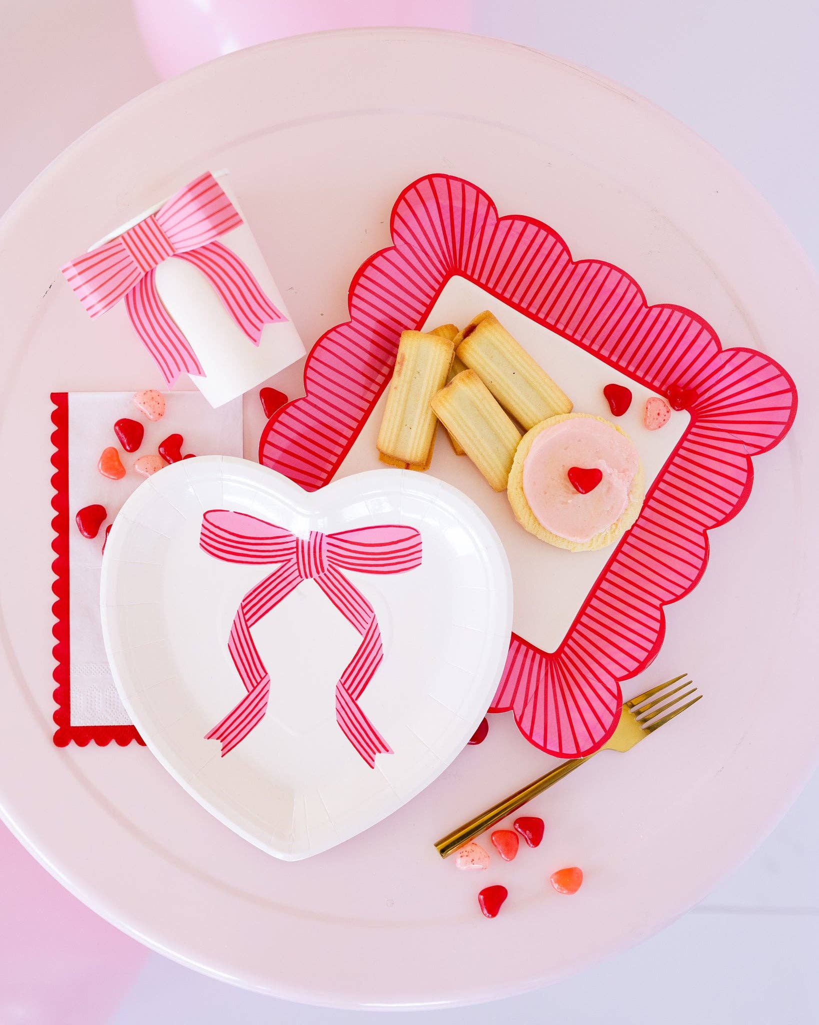 Bow Party Cup - 8 PK