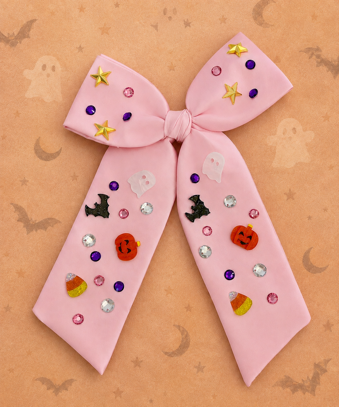 Satin Hair Bow - Glam-O-Ween