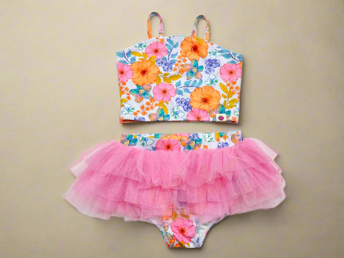 Lark Swimsuit - Flamingo Fantasy