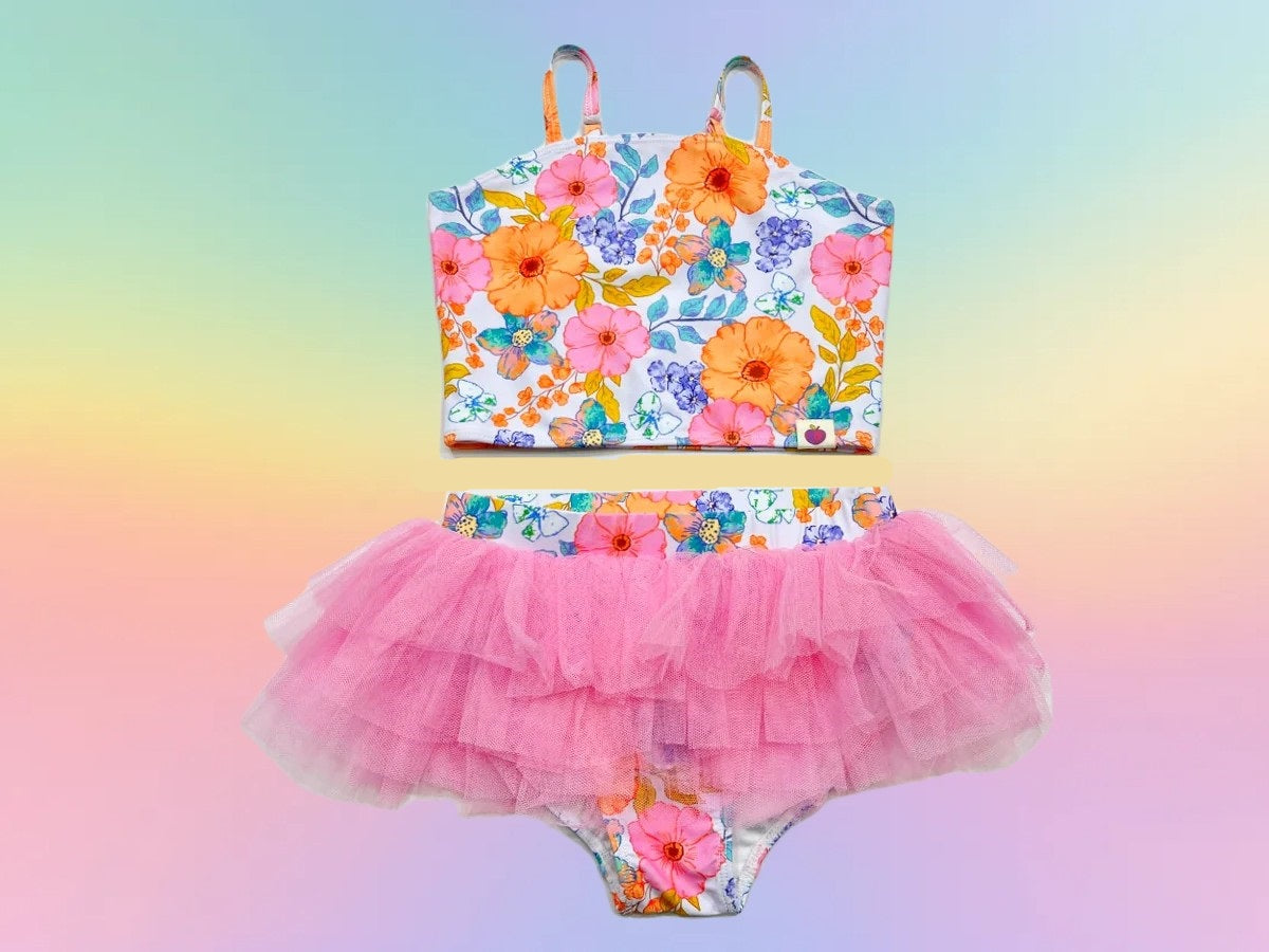 Lark Swimsuit - Flamingo Fantasy