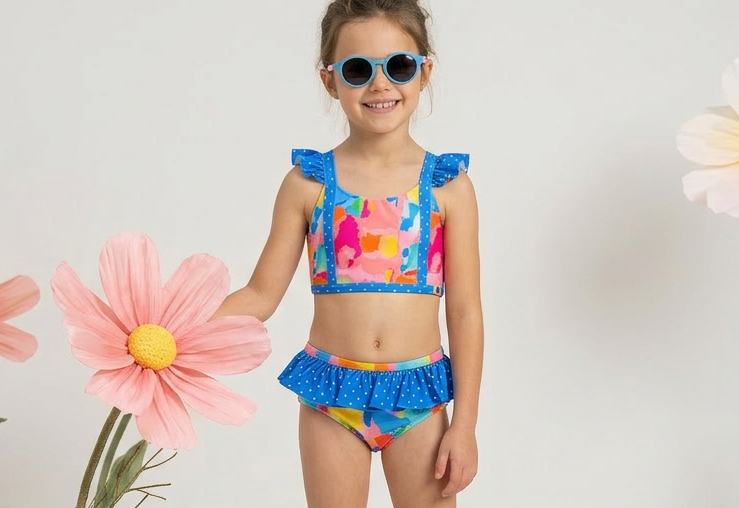 Nora Swimsuit - Rainbow Sherbet Splash (Pre-Order)