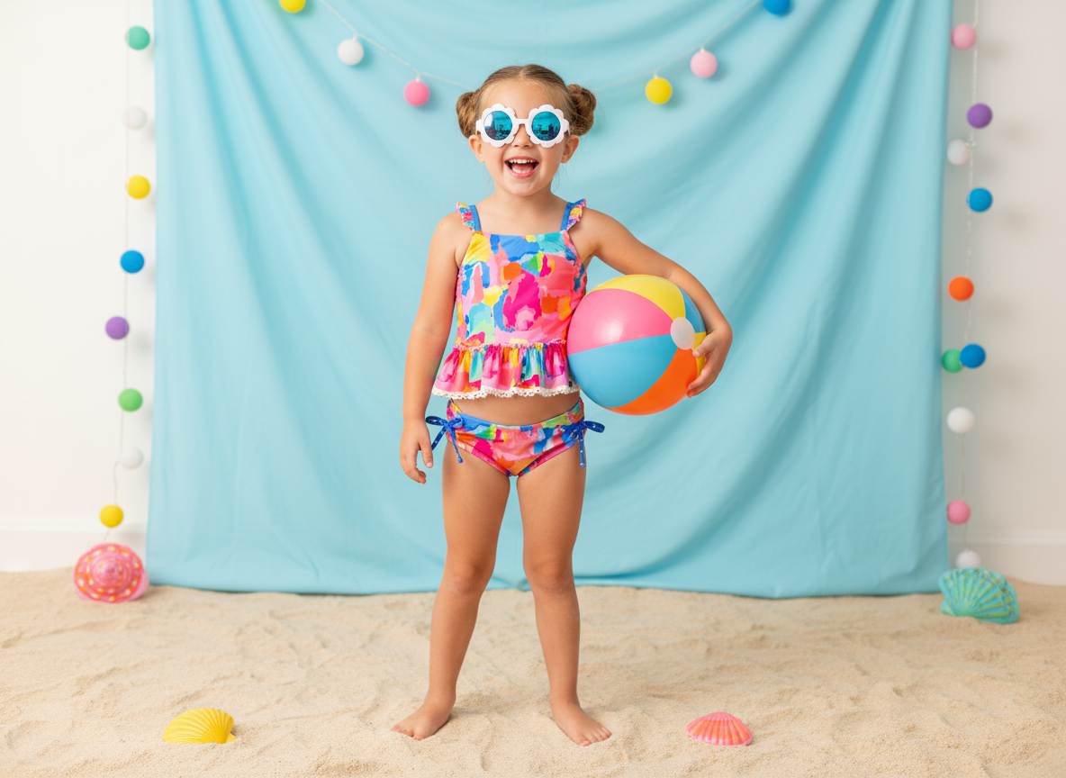 Selah Tankini Swimsuit - Rainbow Sherbet Splash (Pre-Order)
