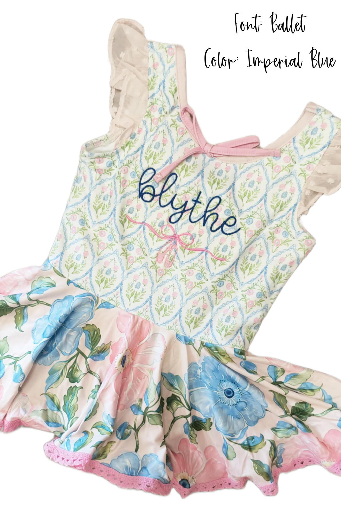 Farrah Leotard - Blush & Bloom