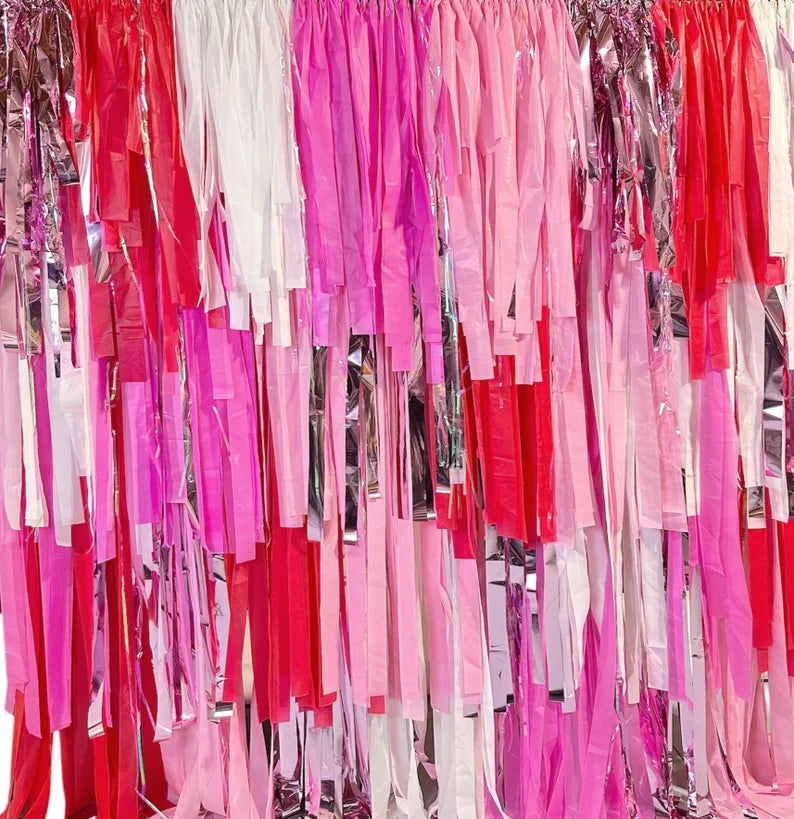 Valentine's Day Fringe Backdrop