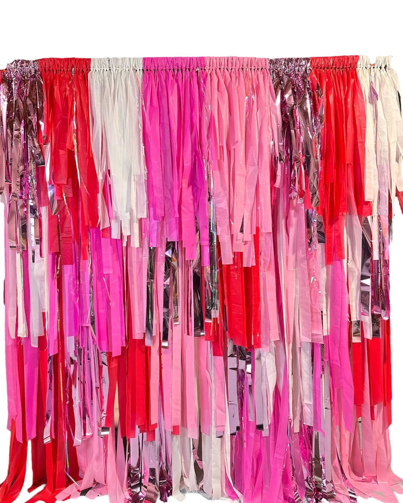 Valentine's Day Fringe Backdrop