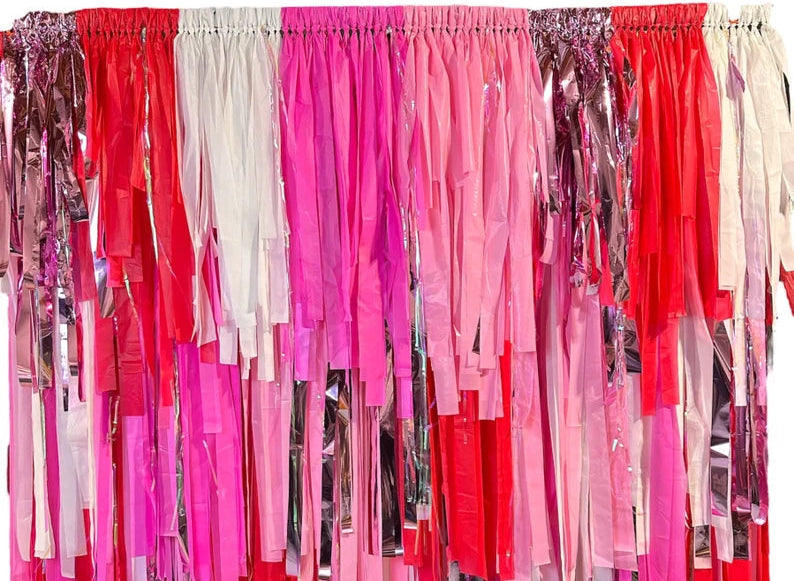 Valentine's Day Fringe Backdrop