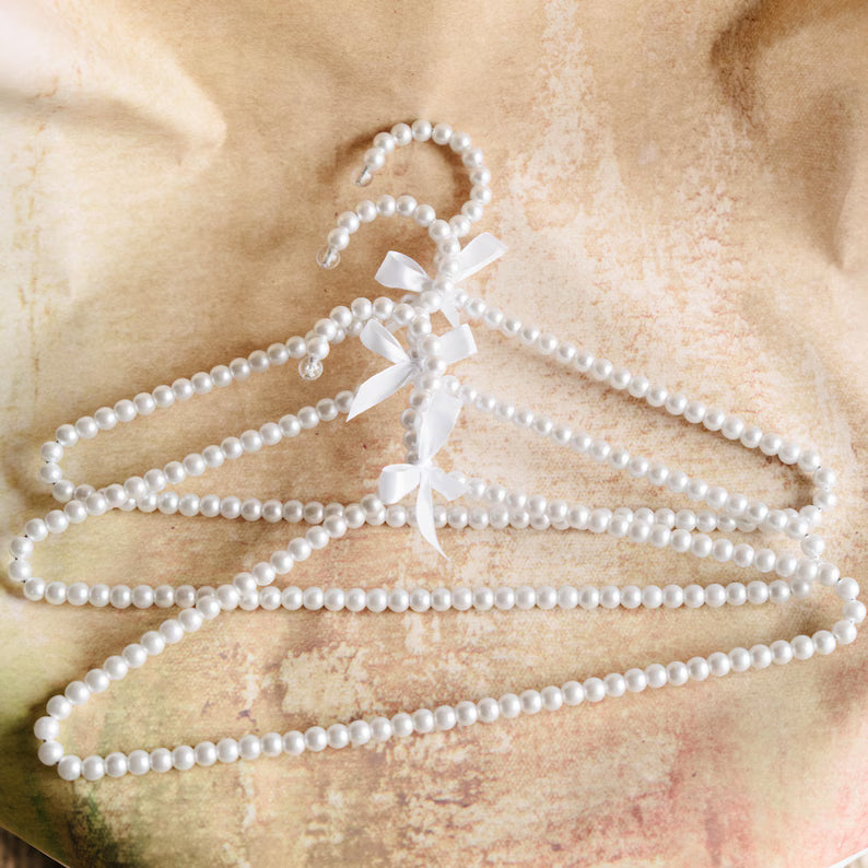 Pearl Clothing Hanger Set (Multiple Colors)