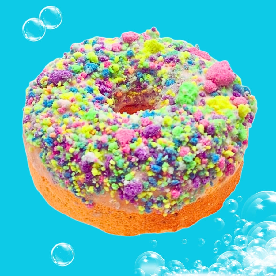 Juicy Peach Donut Bath Bomb