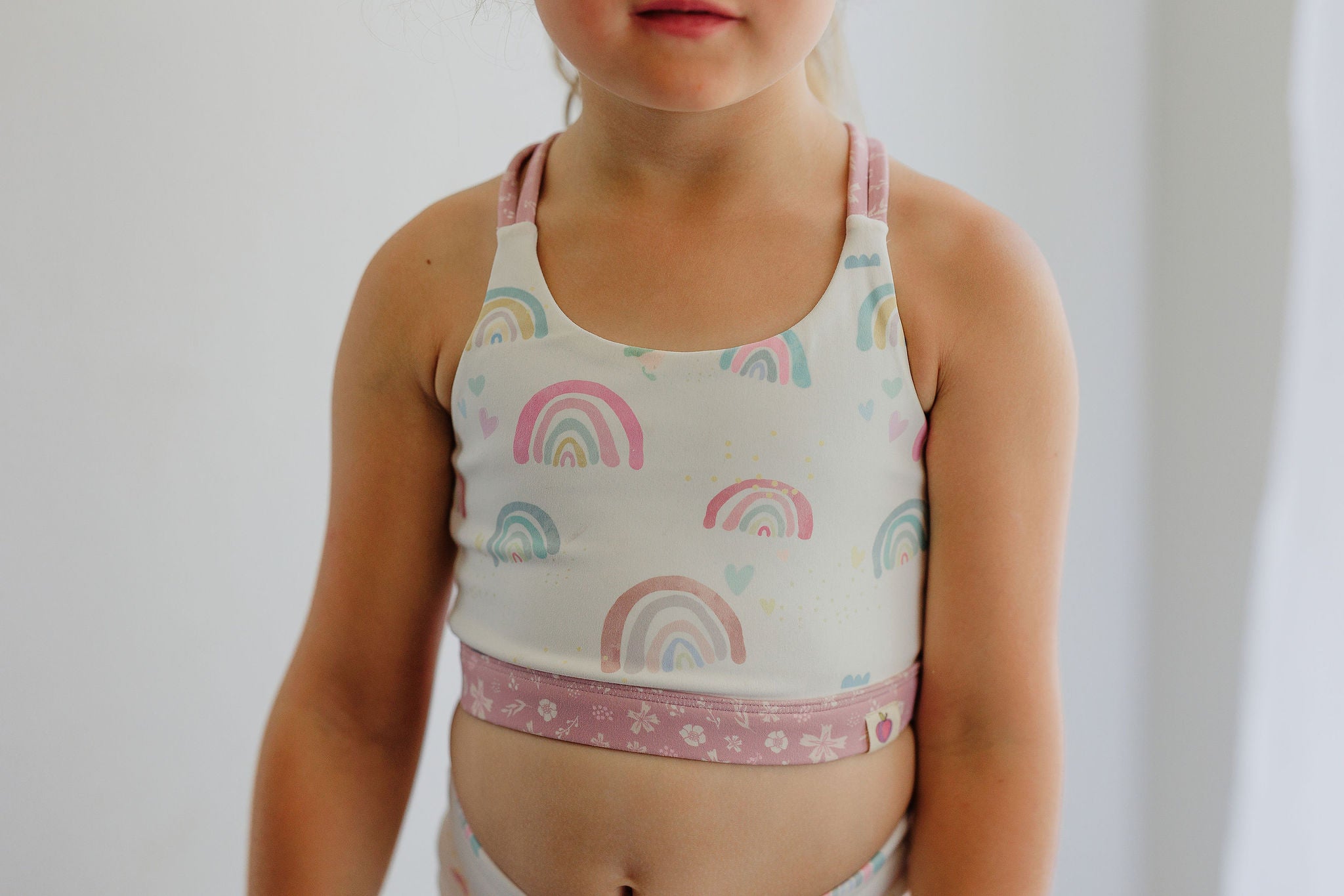Active Crop Top - Over the Rainbow (Runs Small)