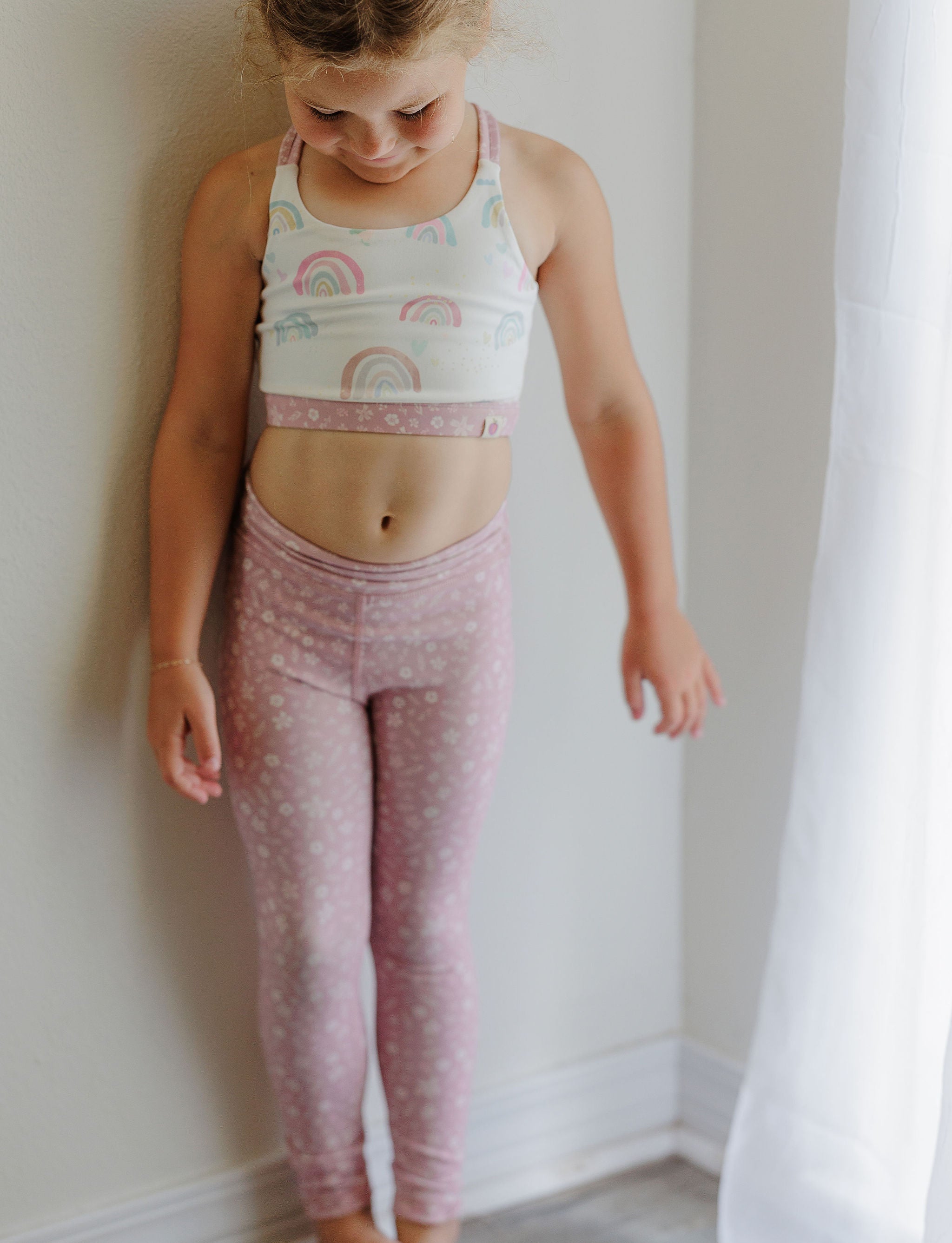 Active Crop Top - Over the Rainbow (Runs Small)
