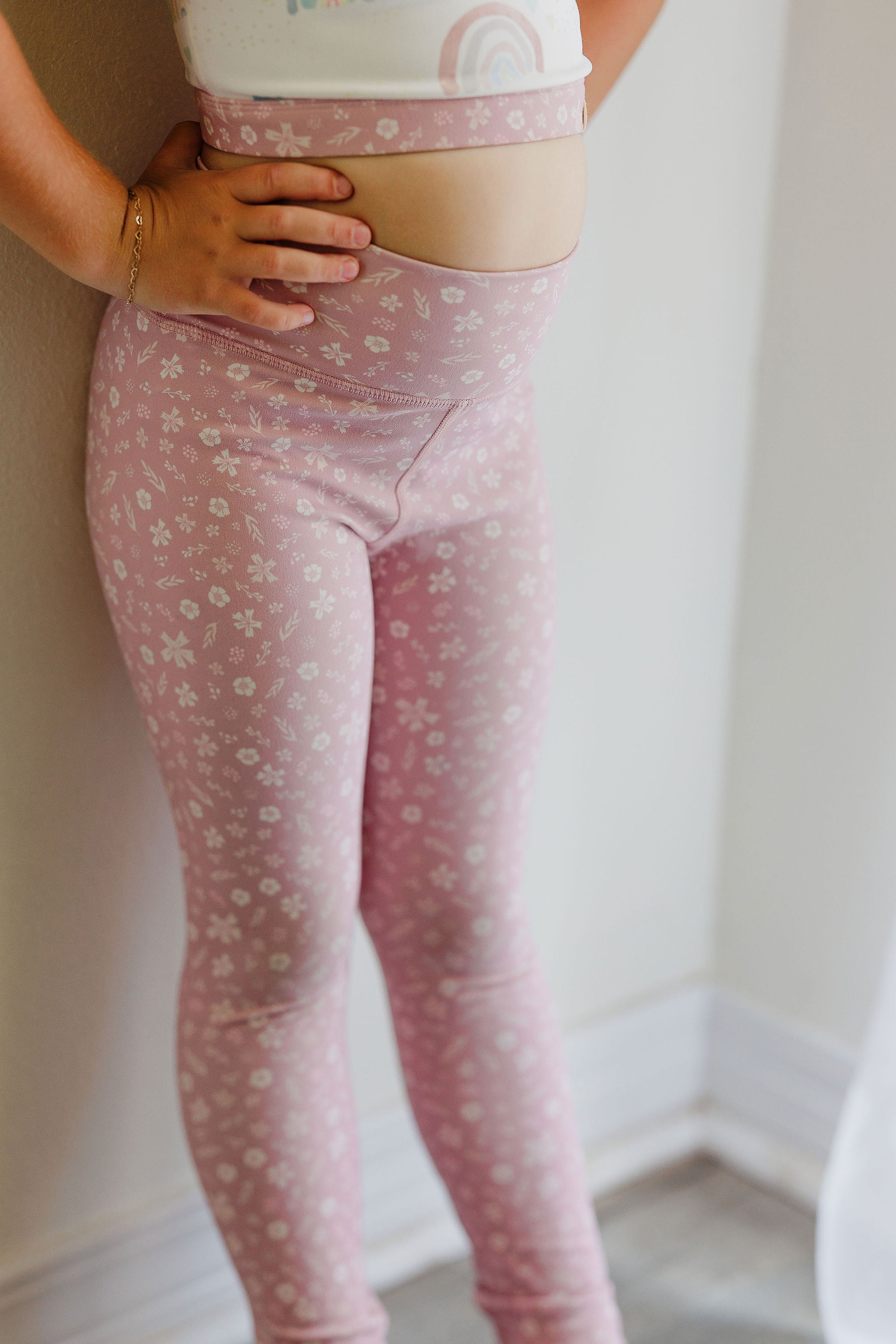 Active Crop Top - Over the Rainbow (Runs Small)
