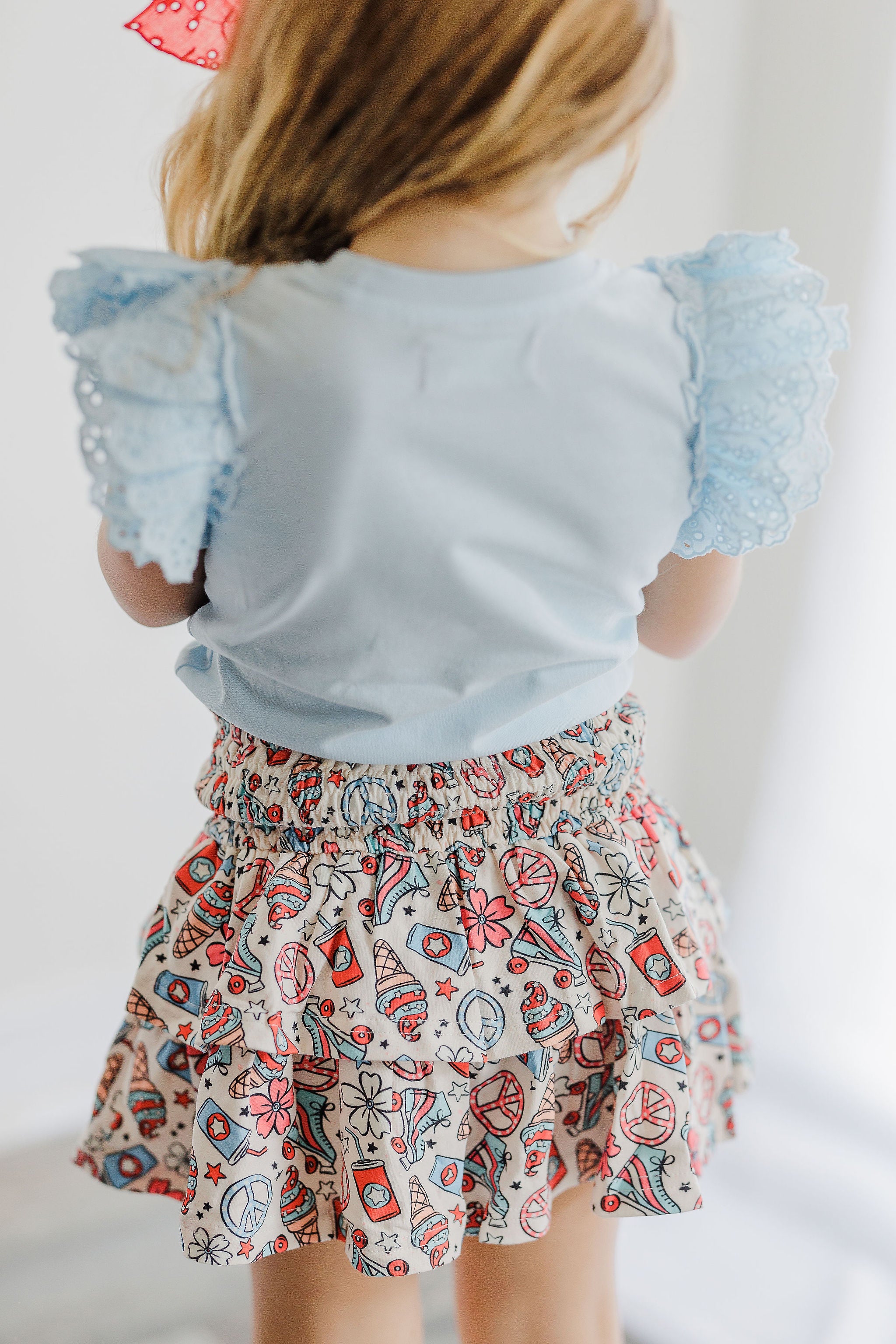 Vintage Eyelet Tee - American Girl (Pre-Order)