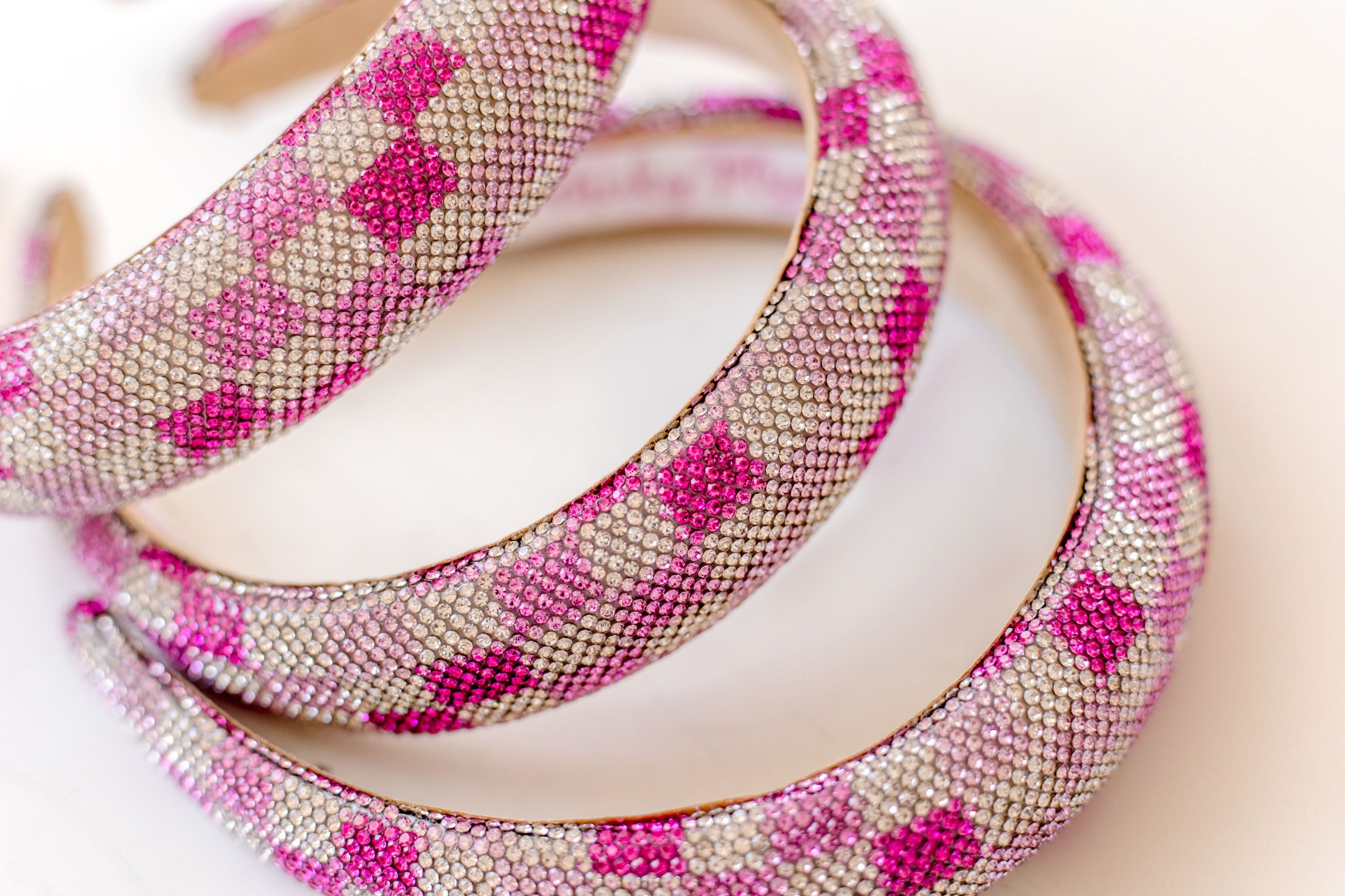 Beaded Headband - Checkered Charm