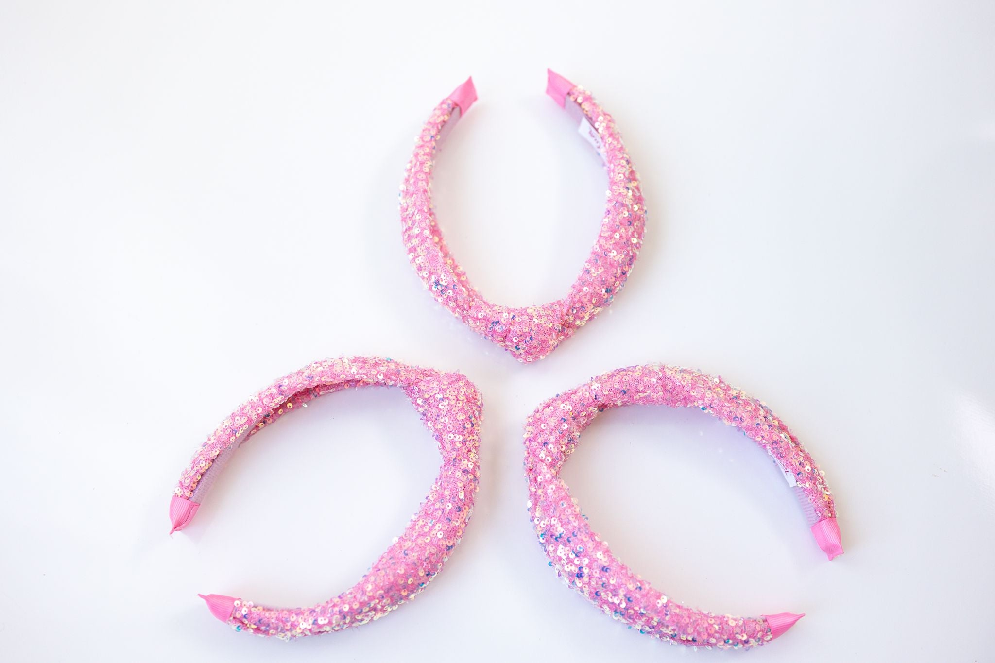 Sequin Headband - Pop of Pink