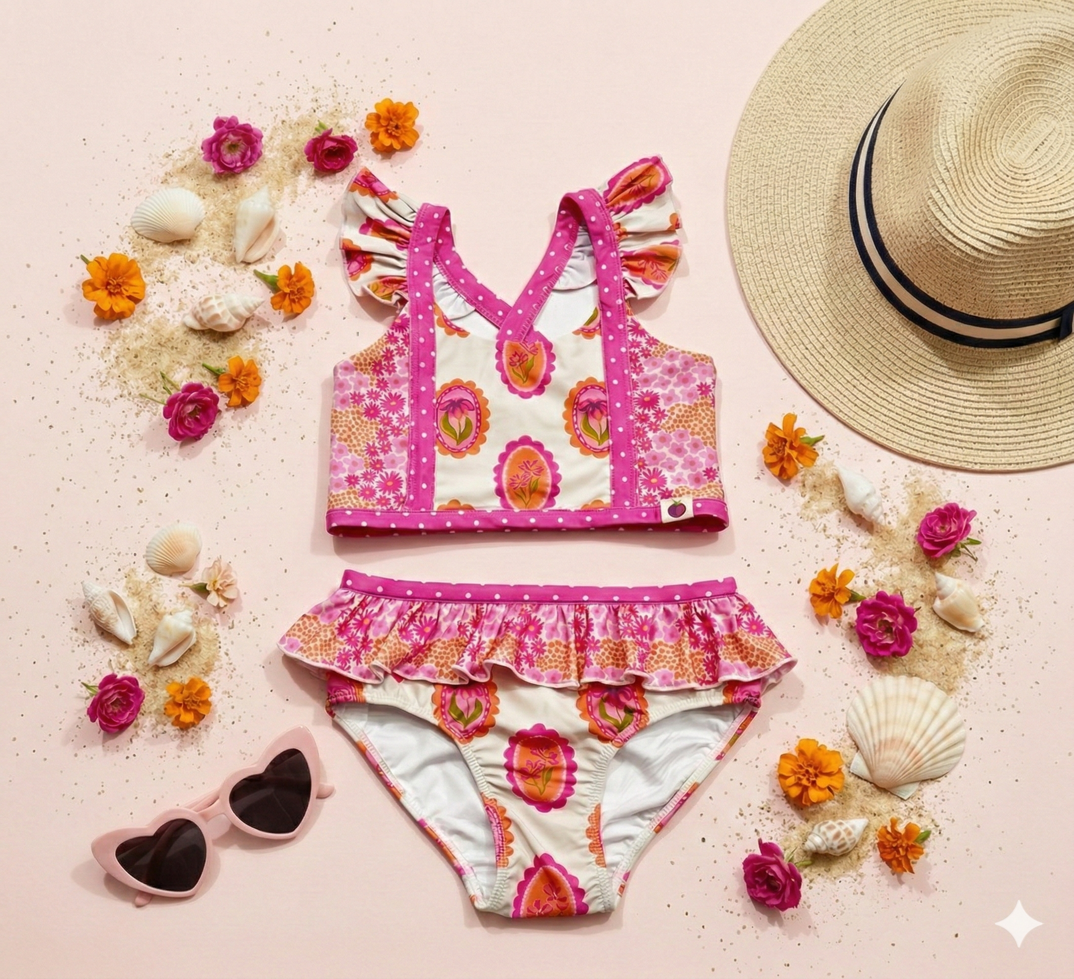 Nora Swimsuit - Sunset Petal (Pre-Order)