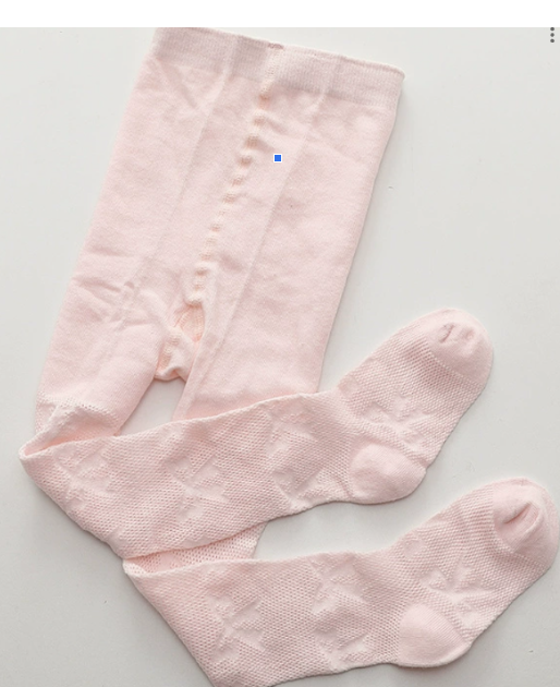 Bow Tights - Light Pink