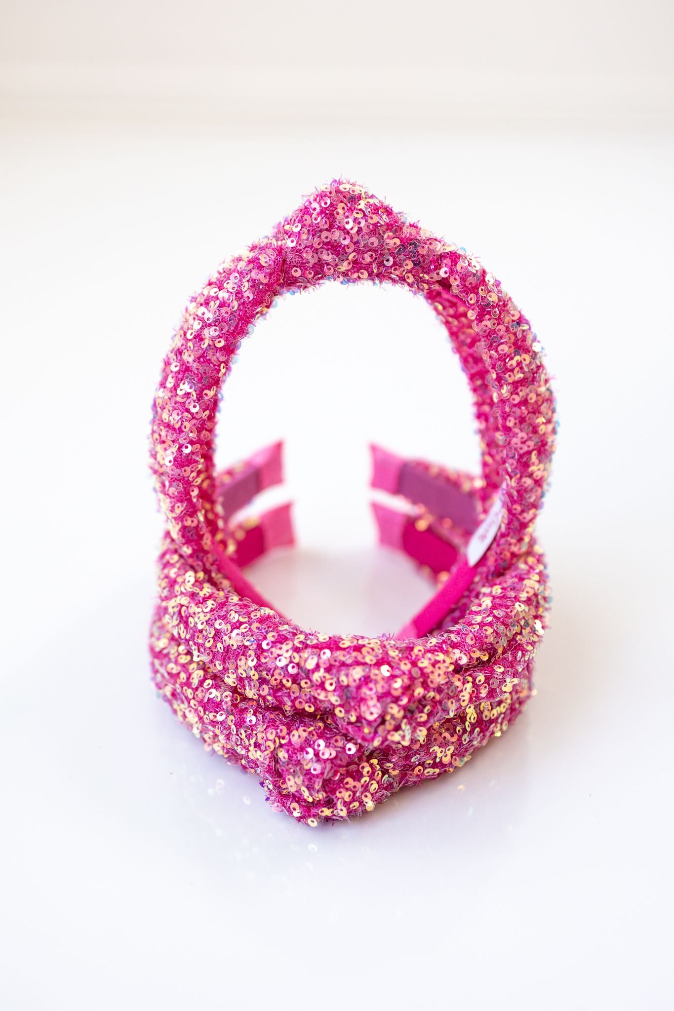 Sequin Headband - Pop of Pink