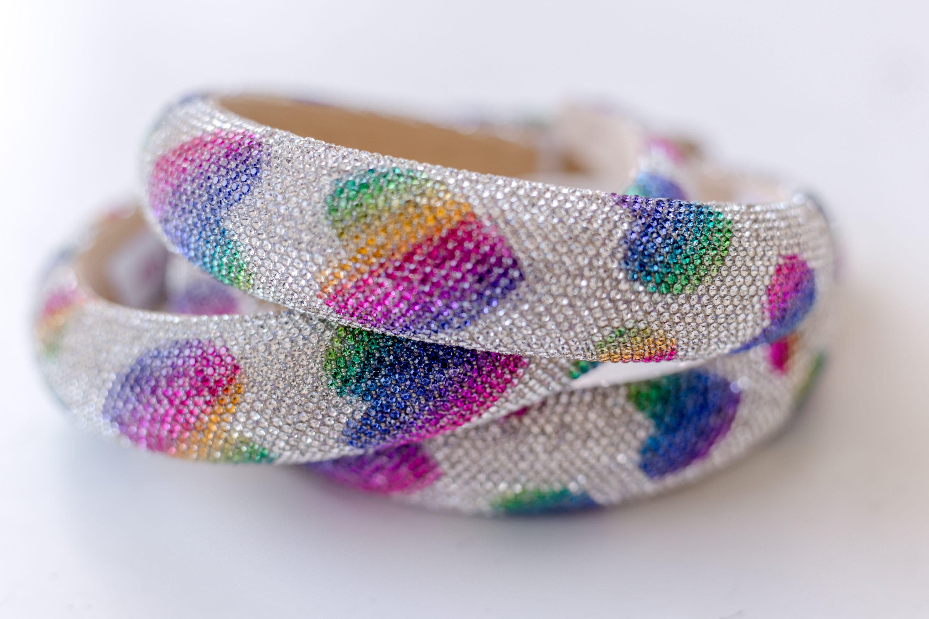 Beaded Headband - Rainbow Dazzle