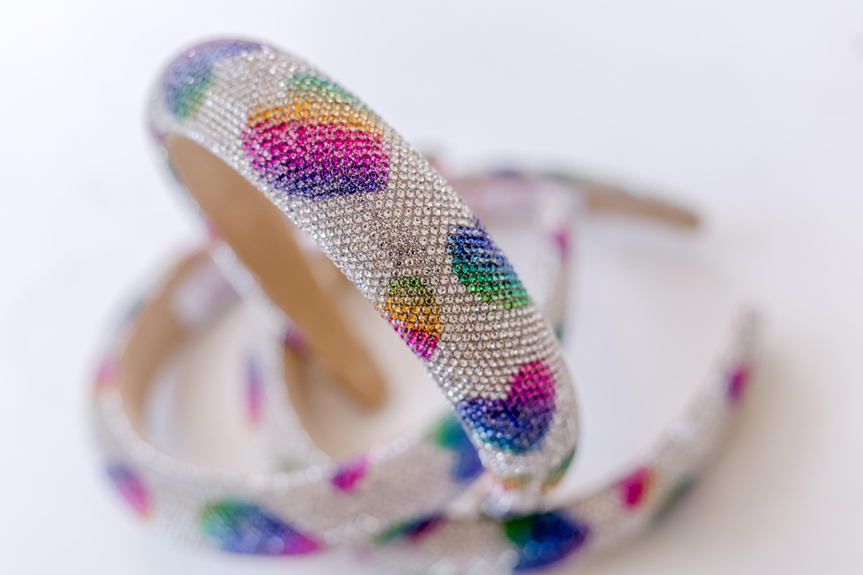 Beaded Headband - Rainbow Dazzle