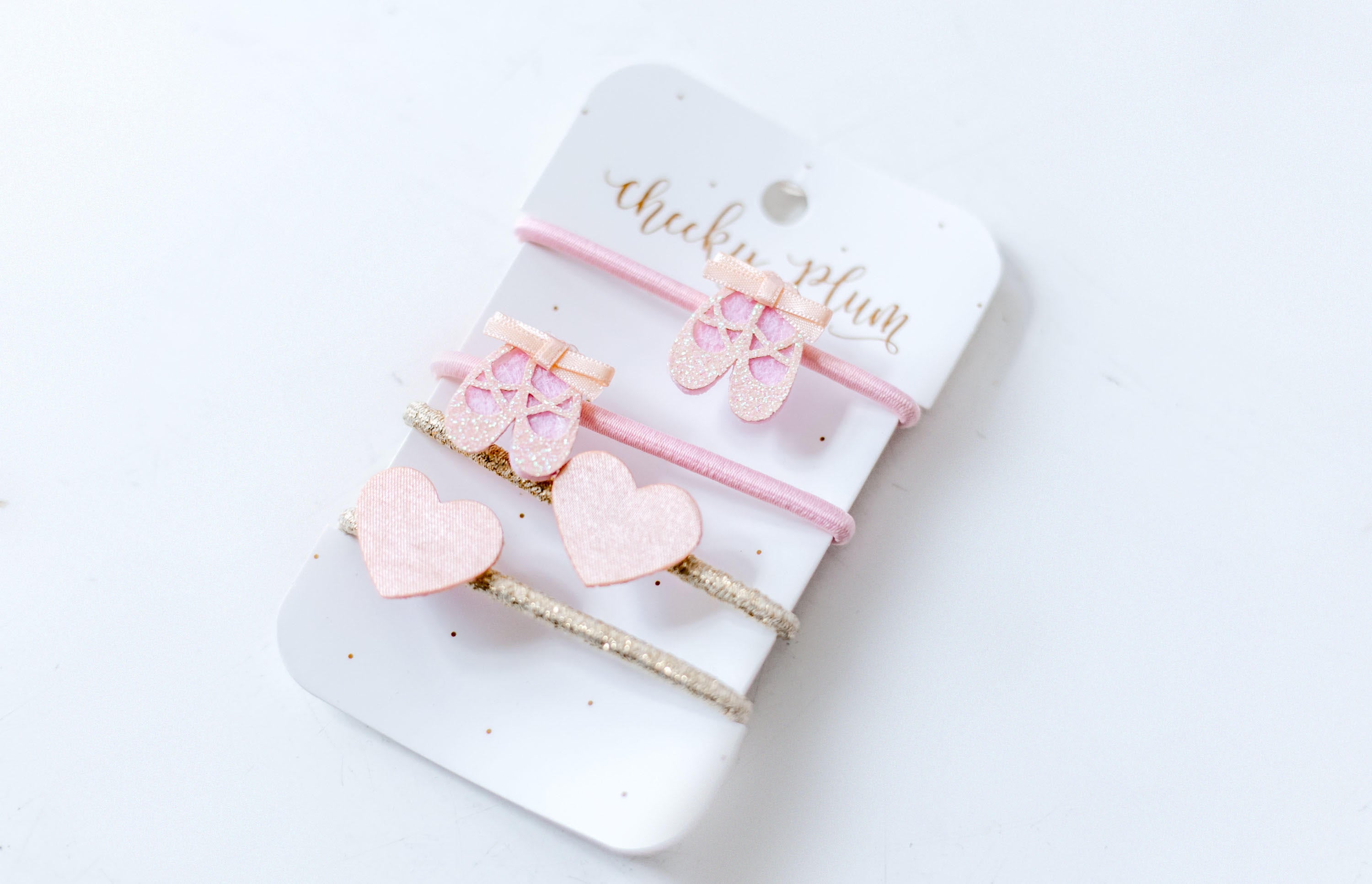 Ballet Shoes Ponytail Holders