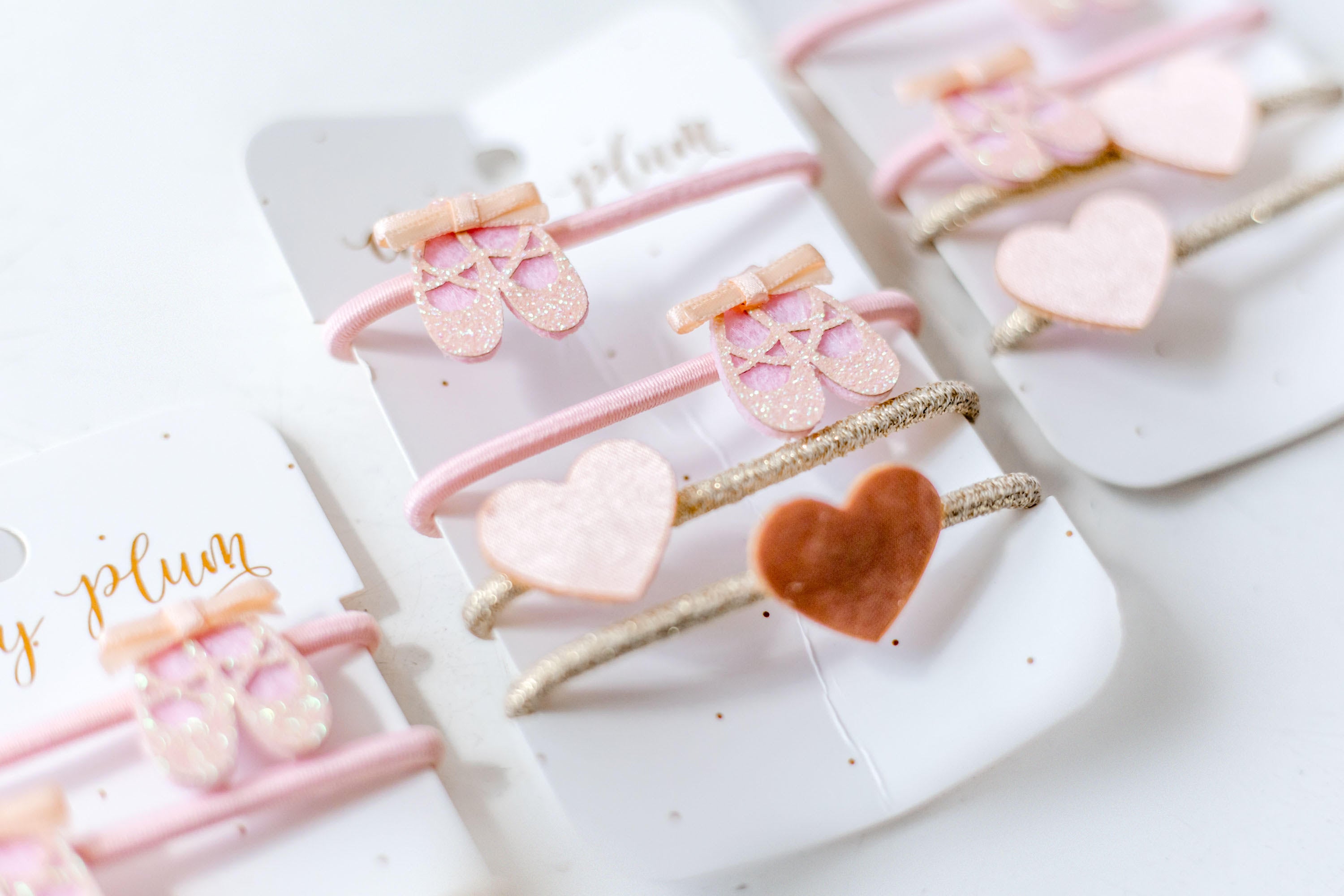 Ballet Shoes Ponytail Holders