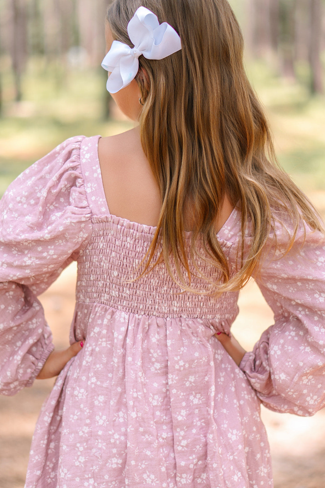 Puff Sleeve Gauze Dress - Flower Market (Pre-Order)