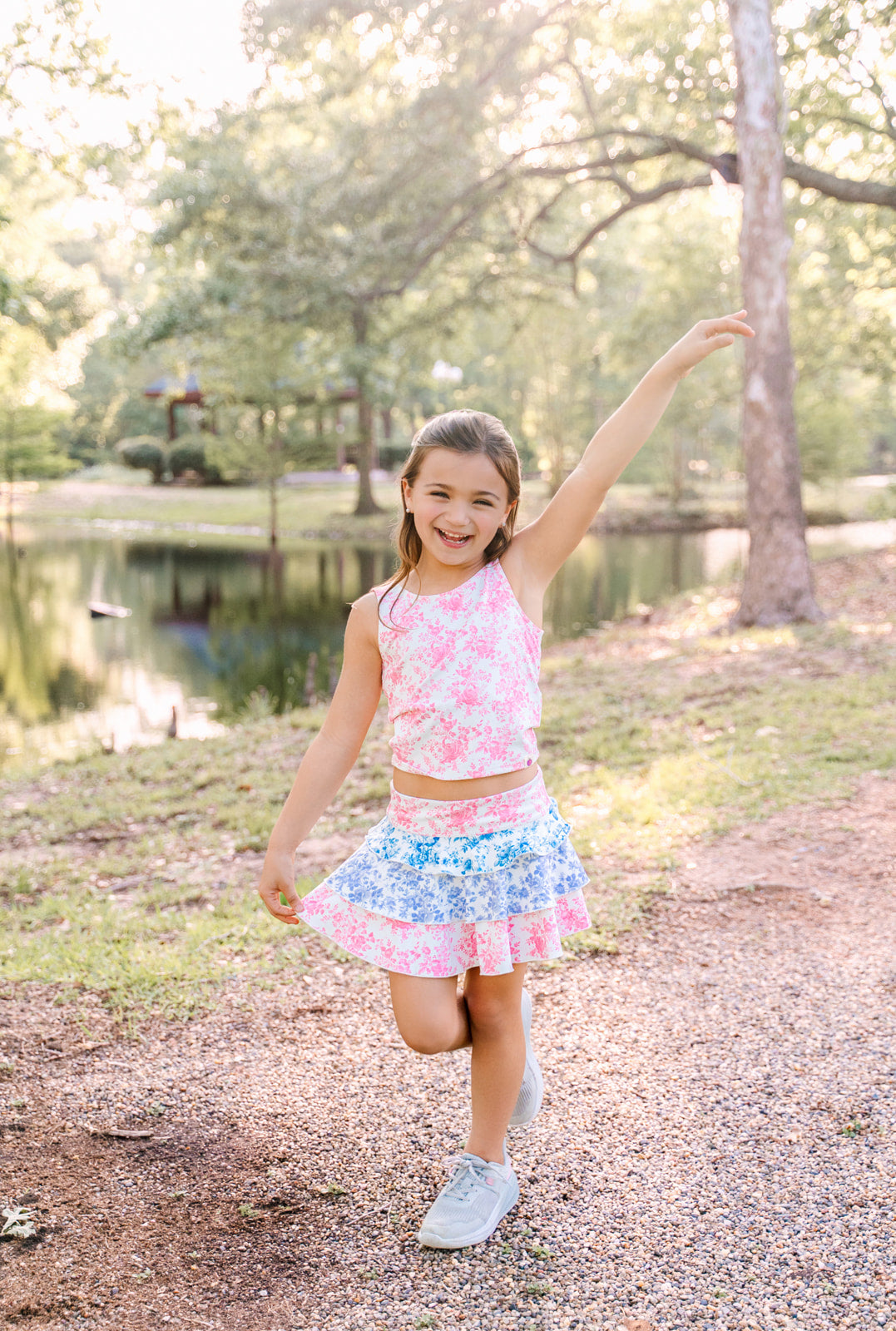 Active Skirt - Toile de Rose (Pre-order)