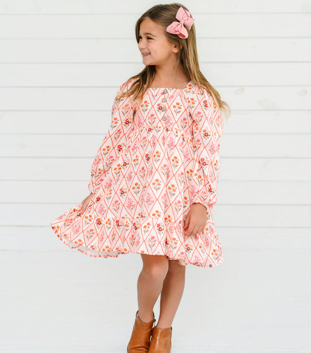 Puff Sleeve Gauze Dress - Sweet Vintage (Pre-Order)