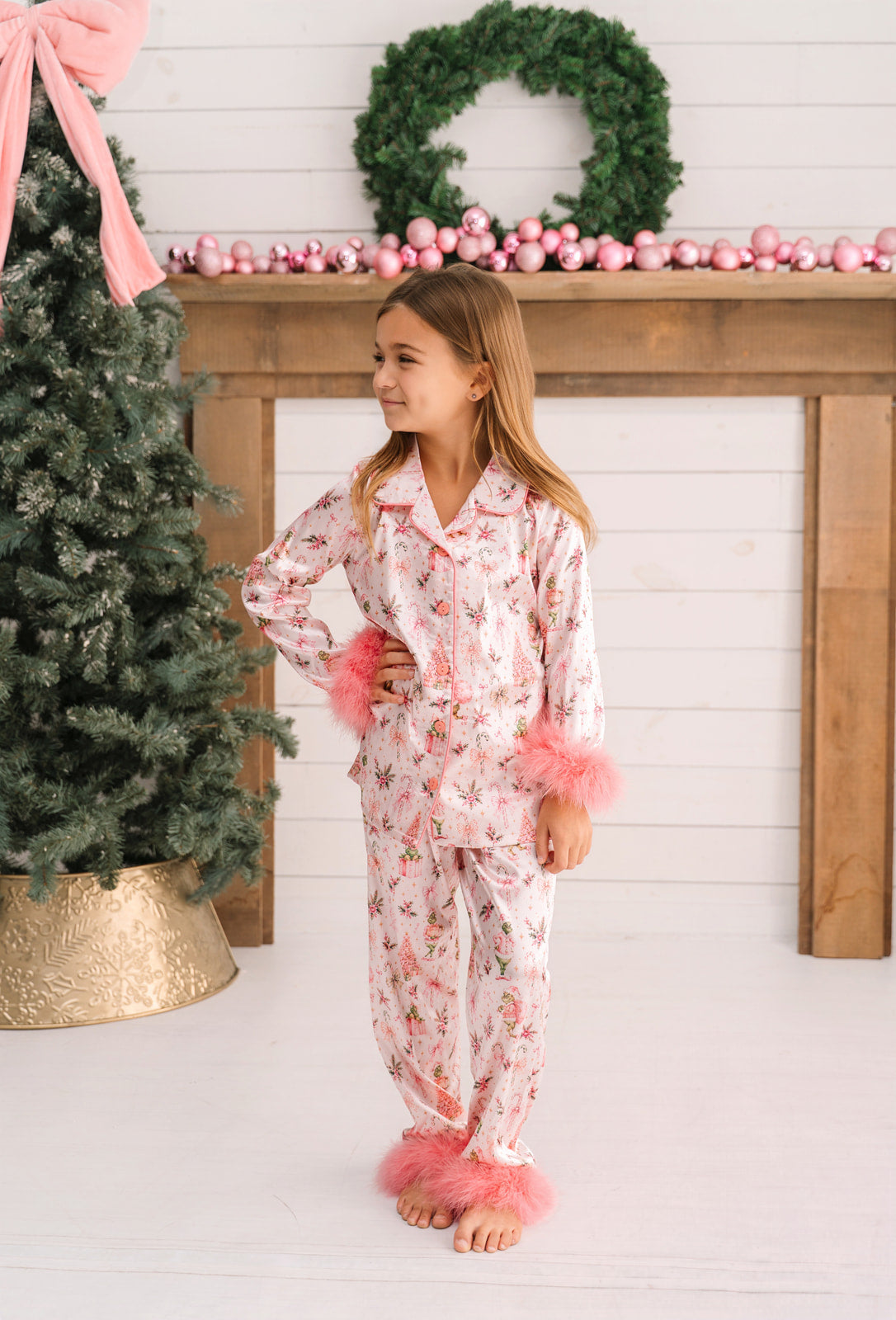 Feather Loungewear Set - Merry Mischief (Pre-Order ships early November)