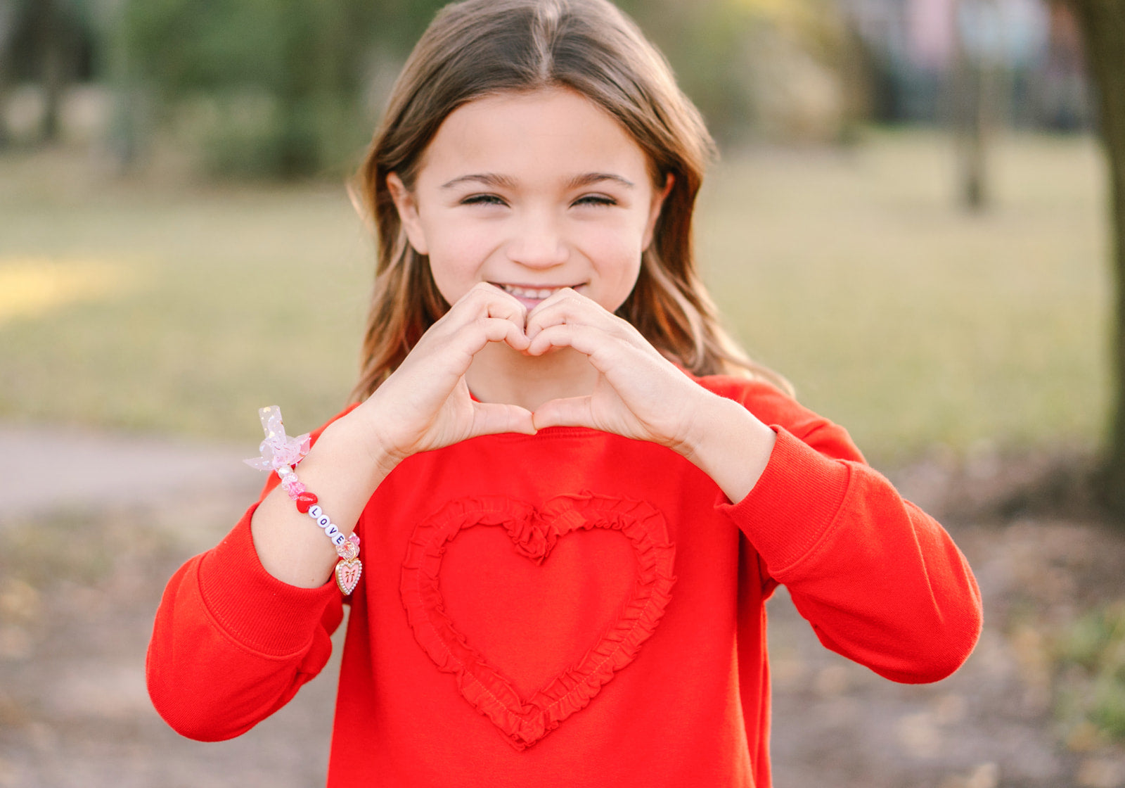 Beaded Stretch Bracelet - Forever Love