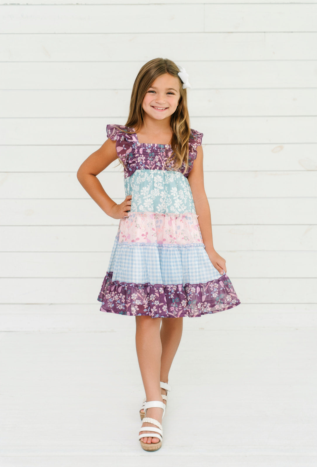 Brielle Dress - Mint & Mulberry
