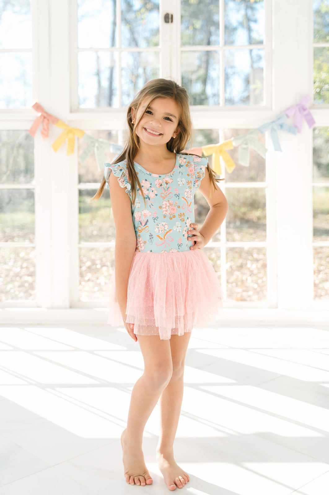 Farrah Clipdot Leotard - Maison Primrose